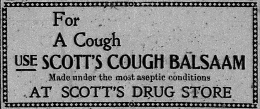 Newspaper ad - <i>The Evening Journal</i>, 18 Oct 1905